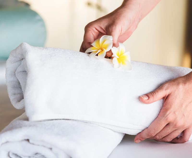 serviettes et draps
