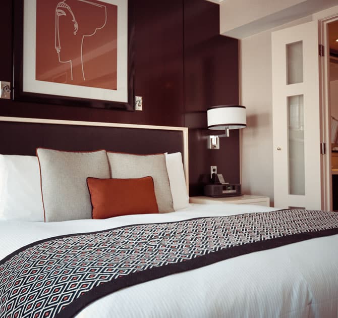 Belle chambre d'hôtel